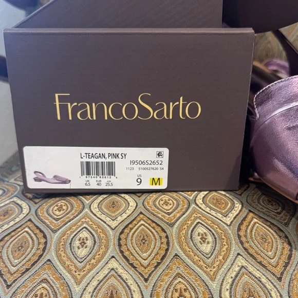Franco Sarto Iridescent Lavender Slingback Flats - Picture 5 of 5